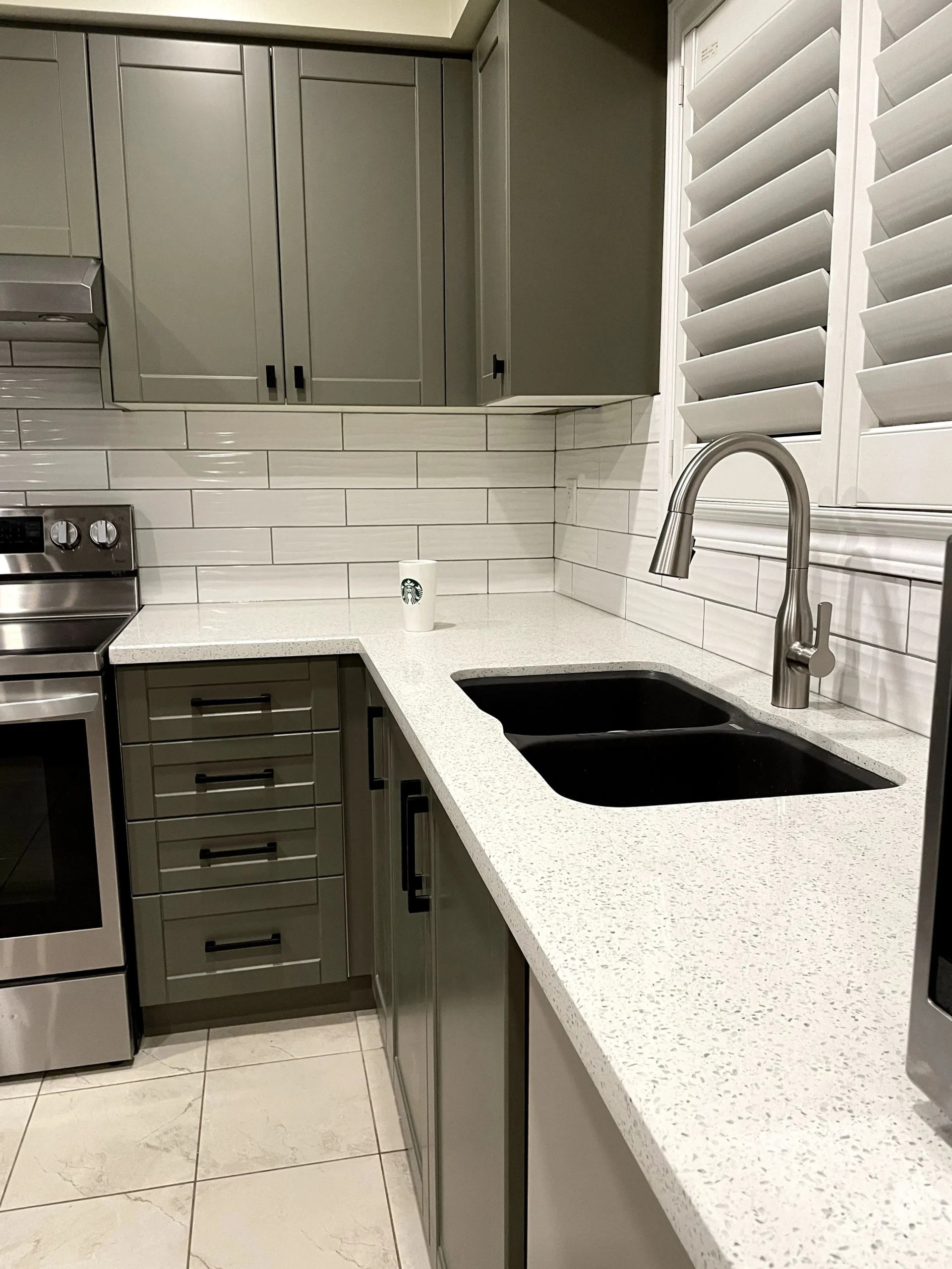 Nassar Renovation Projects - Kitchen sink renovation - Nassar Renovations, Plumbing & Heating. Specializes in Bathroom Renovations, Basement Renovations, Kitchen Renovations, and plumbing. Operating in Brampton, Mississauga, Toronto, and Scarborough.